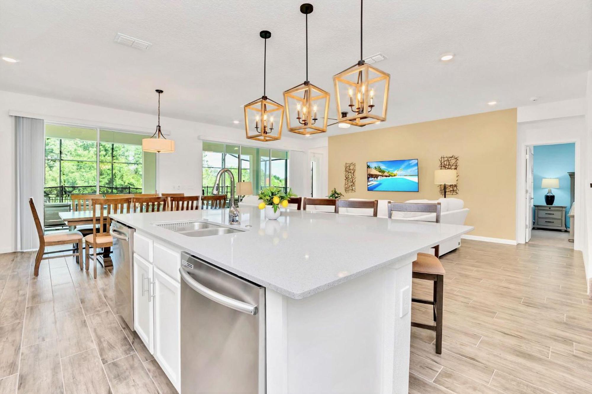 Stunning 9Br Home - Family Resort With Private Pool, Hot Tub, Games Room And Bbq! Киссимми Экстерьер фото